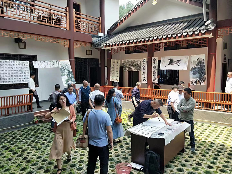 文化興村,長(zhǎng)沙市詩(shī)詞協(xié)會(huì)研創(chuàng)基地掛牌楊花書(shū)院